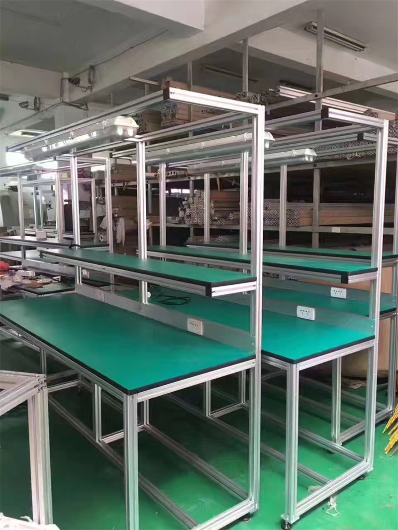 6060L欧标双槽60*60国产猛男GAYB0Y1麻豆流水线工作台